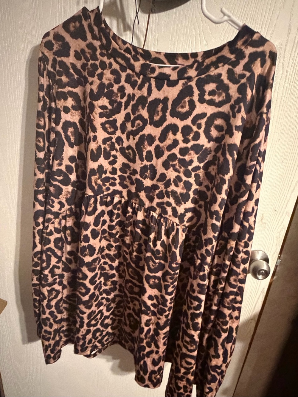 PTP 25” leopard print top nwot